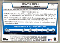 2012 Bowman Chrome Heath Bell #152