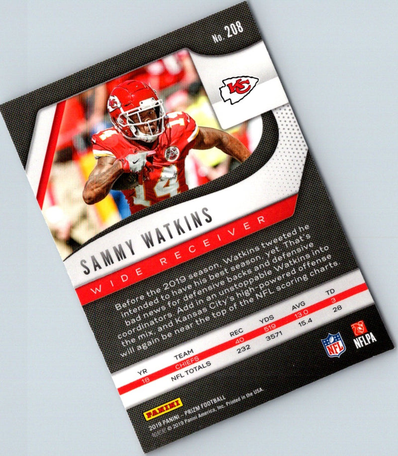 2019 Panini Prizm Sammy Watkins