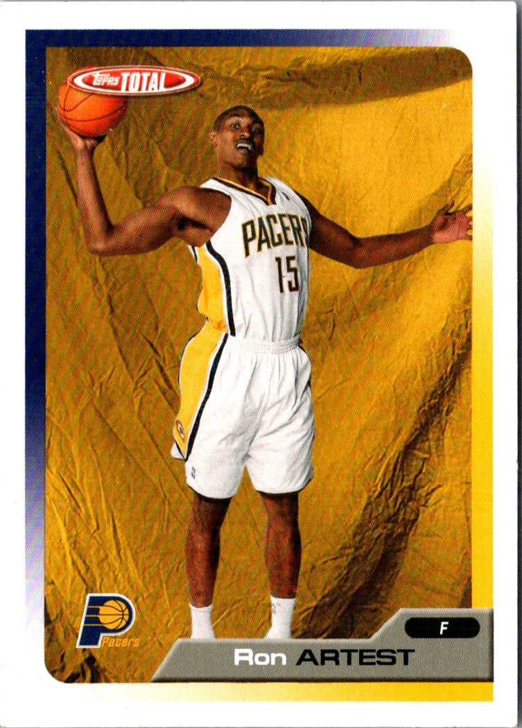 2005 Topps Total Ron Artest