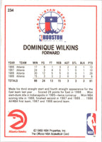 1989 Hoops Dominique Wilkins #234