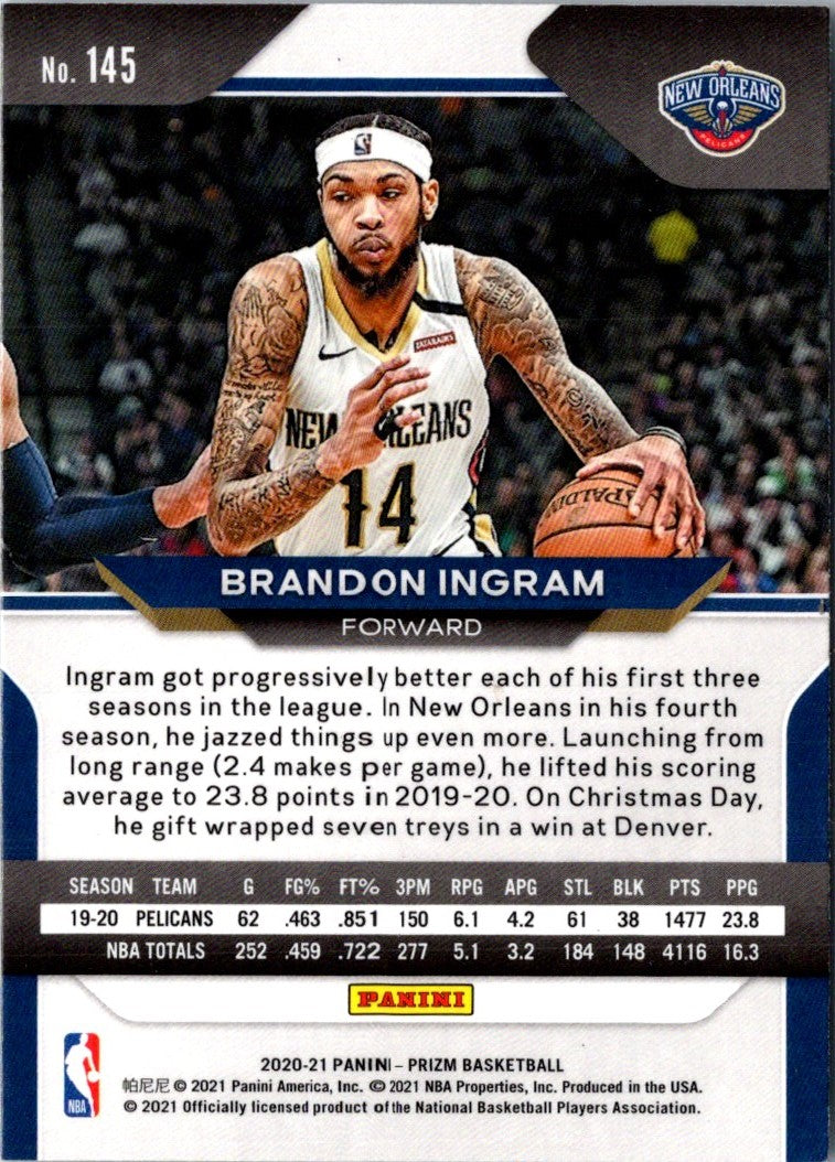 2020 Panini Prizm Brandon Ingram