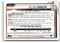 2021 Bowman Prospects Dillon Dingler #BP-72