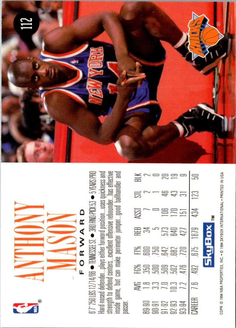 1994 Finest Anthony Mason