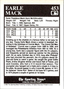 1992 Conlon Collection TSN Earle Mack