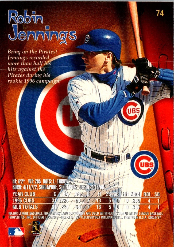 1997 Circa Robin Jennings