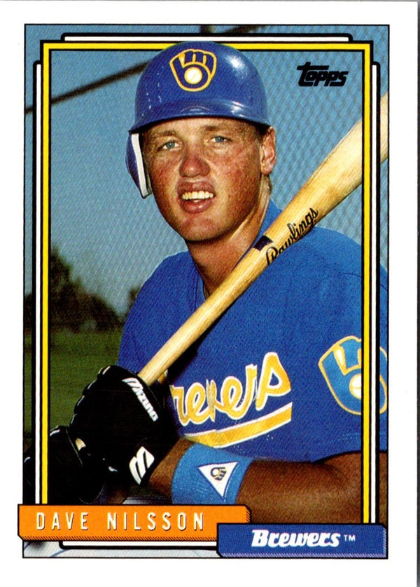 1992 Topps Traded Dave Nilsson #83T