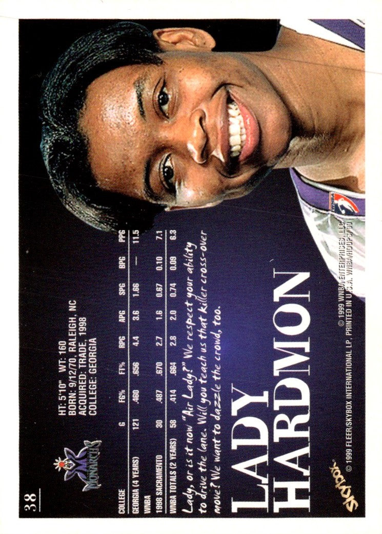 1999 Hoops WNBA Lady Hardmon