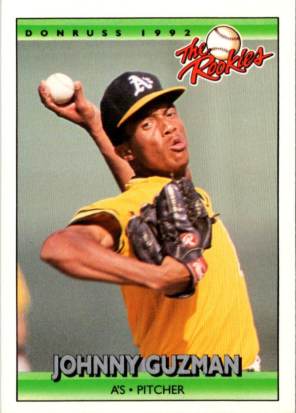 1992 Donruss The Rookies Johnny Guzman #47 Rookie