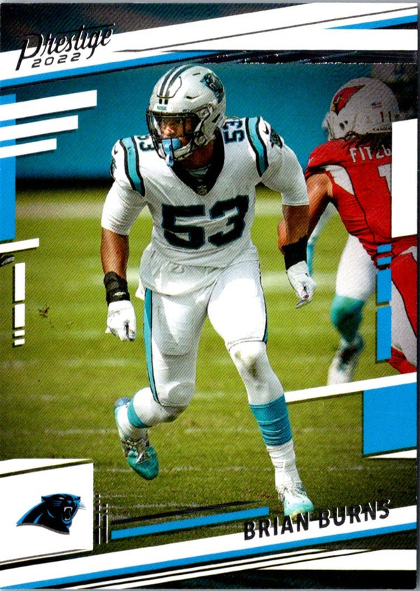 2022 Panini Prizm Blue Brian Burns #44