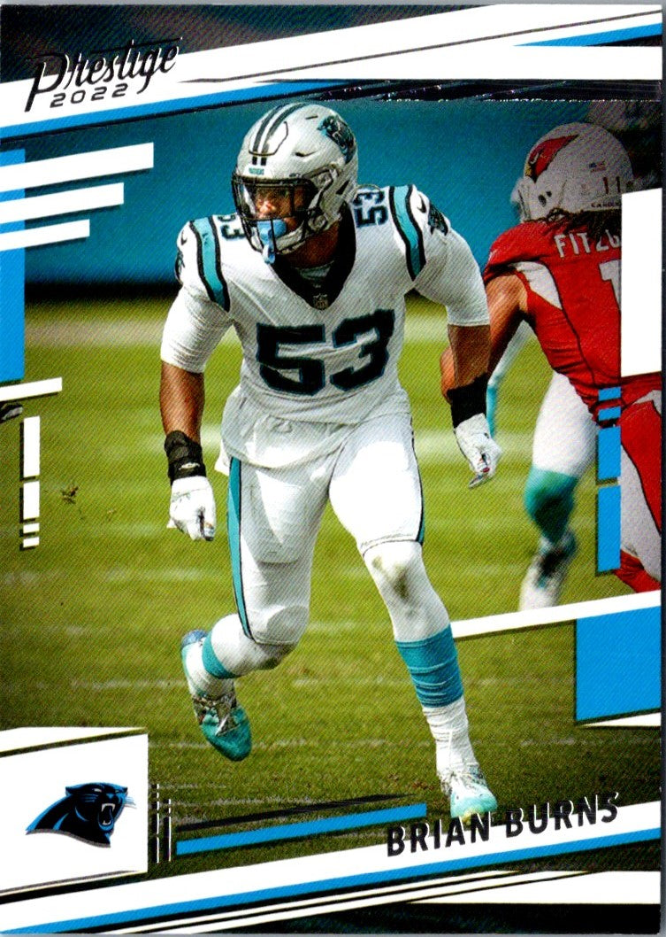 2022 Panini Prizm Blue Brian Burns