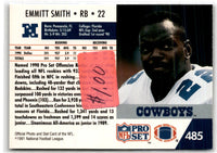 1991 Pro Set Emmitt Smith #485