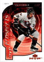 2000 Upper Deck MVP Matt Pettinger #209 Rookie