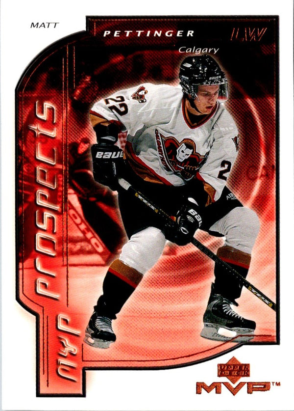 2000 Upper Deck MVP Matt Pettinger #209 Rookie