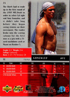 1998 Upper Deck Black Diamond Tony Gonzalez #71