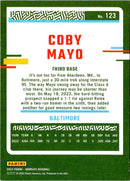 2023 Donruss Holo Orange Coby Mayo