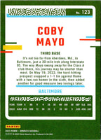 2023 Donruss Holo Orange Coby Mayo #123