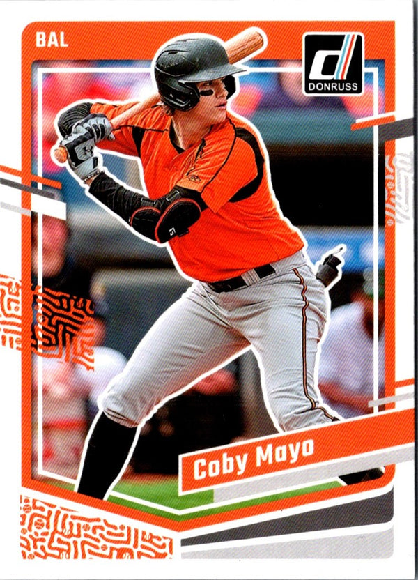 2023 Donruss Holo Orange Coby Mayo #123