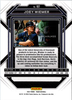 2023 Panini Prizm Blue Ice Joey Wiemer #107