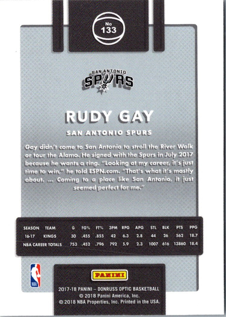 2017 Donruss Rudy Gay