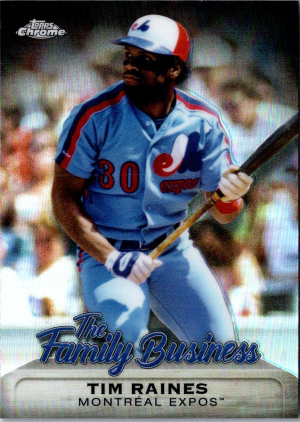 2019 Topps Update The Family Business Tim Raines #FB-12