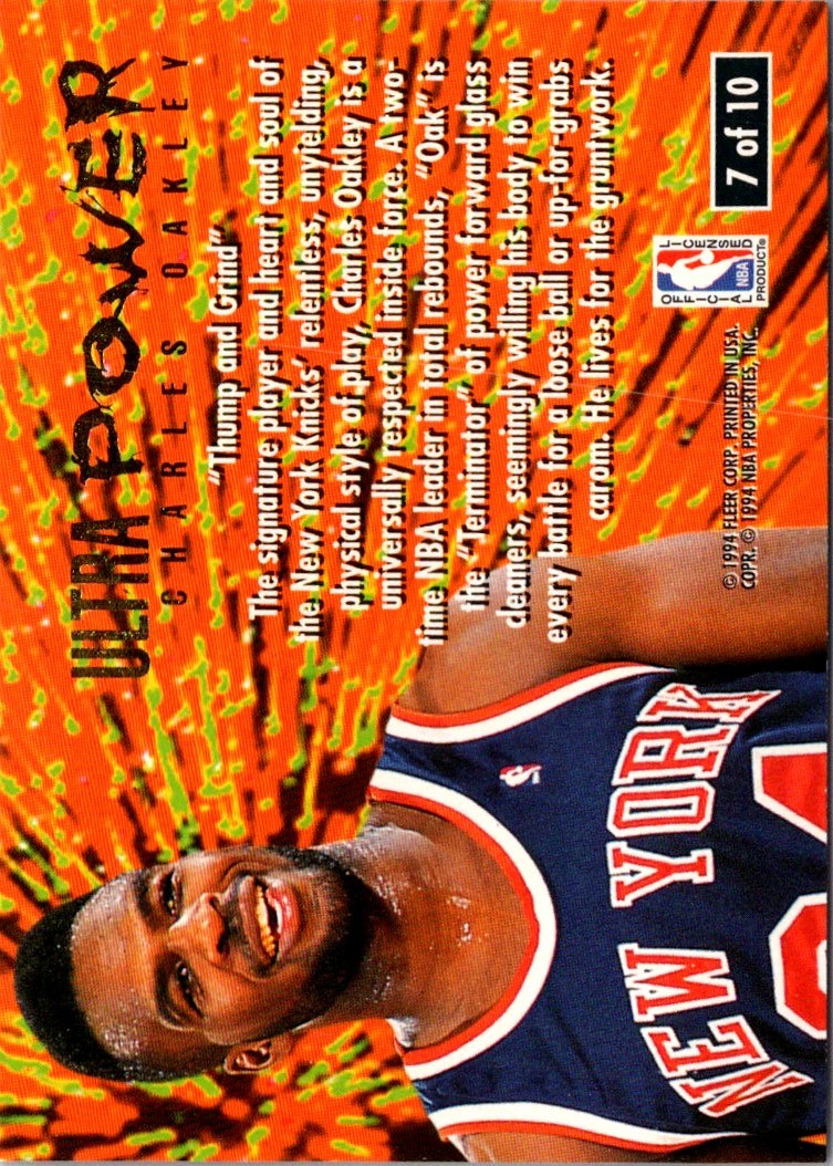 1994 Ultra Power Charles Oakley