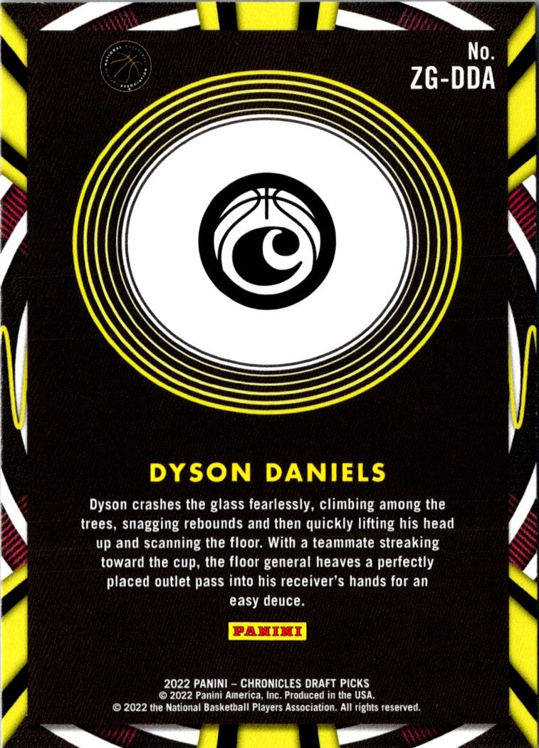 2022 Panini Chronicles Draft Picks Gamma Rays Dyson Daniels