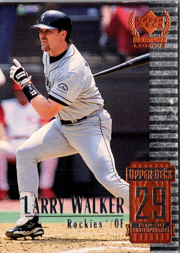 1999 Upper Deck Century Legends Larry Walker #79