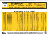 2023 Topps Robin Yount #21