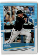 2020 Donruss Optic Carolina Blue and White Brian Anderson