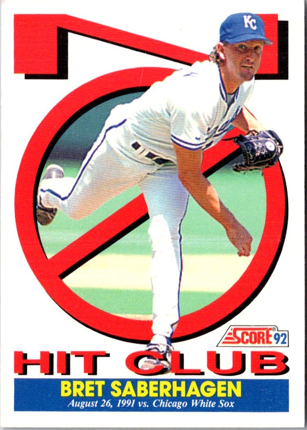 1992 Score Bret Saberhagen #786