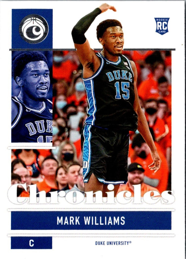 2022 Panini Chronicles Draft Picks Mark Williams #21