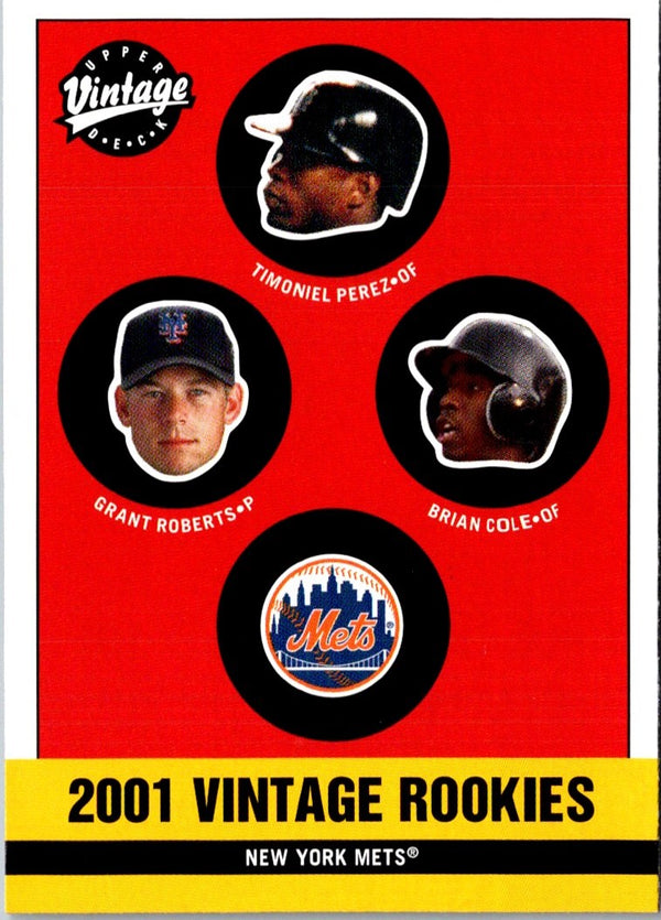 2001 Upper Deck Vintage Timoniel Perez/Grant Roberts/Brian Cole #365