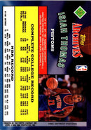 1993 Upper Deck Special Edition Isiah Thomas