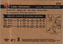 2001 Fleer Tradition Carl Pavano