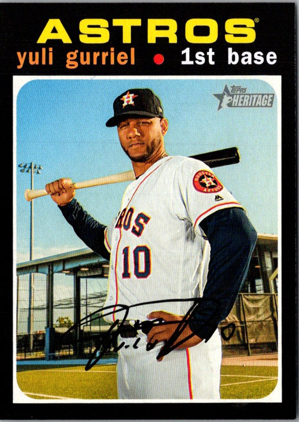 2020 Topps Heritage Yuli Gurriel #17