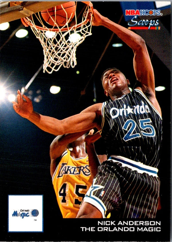 1993 Hoops Scoops Fifth Anniversary Gold Nick Anderson #HS19