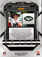 2022 Panini Prizm Blue Braxton Berrios #227