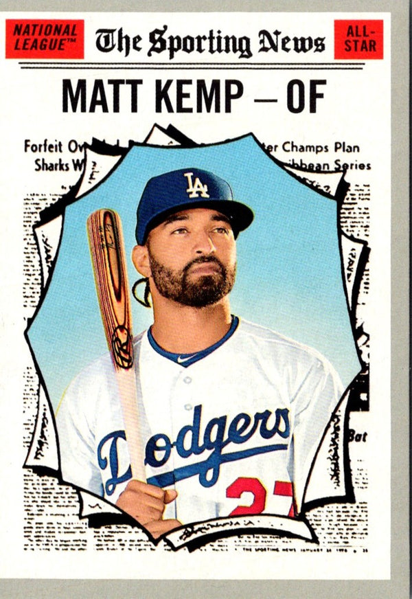 2019 Topps Heritage Matt Kemp #366