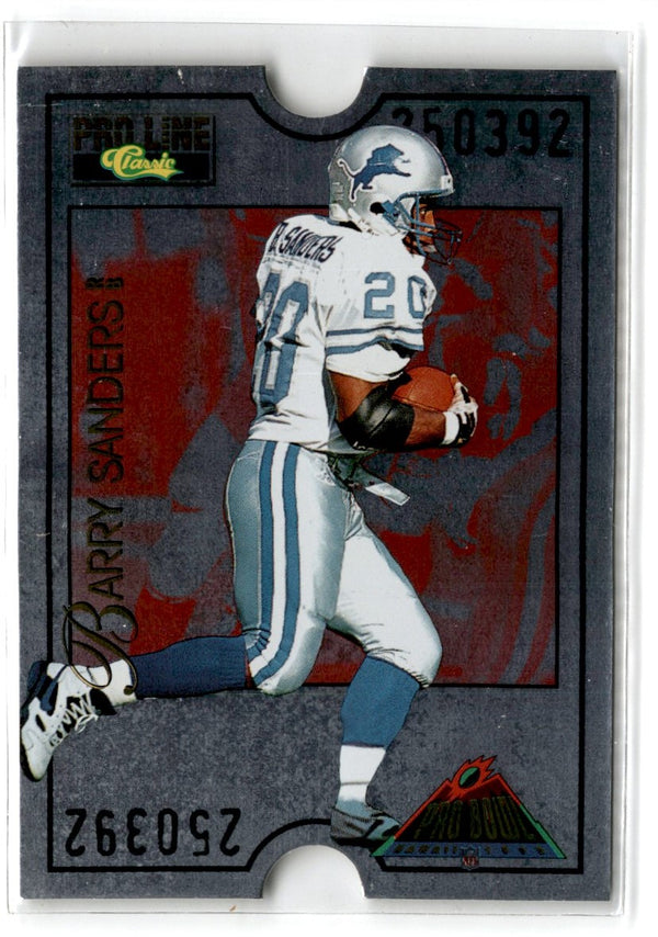 1995 Pro Line Bowl Barry Sanders #PB-10