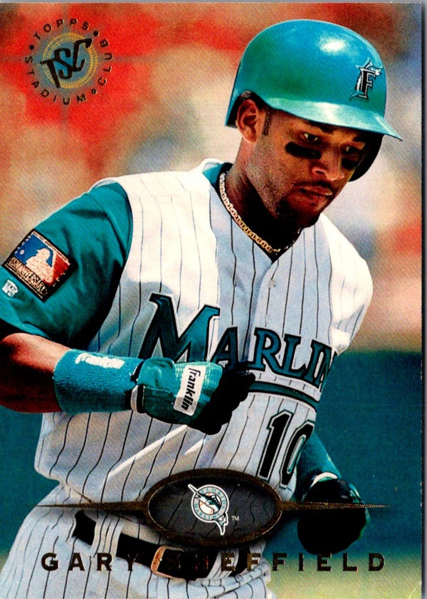 1995 Topps Stadium Club First Day Issue Gary Sheffield #90