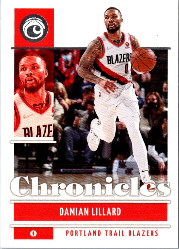 2022 Panini Contenders Optic Suite Shots Red Damian Lillard #11