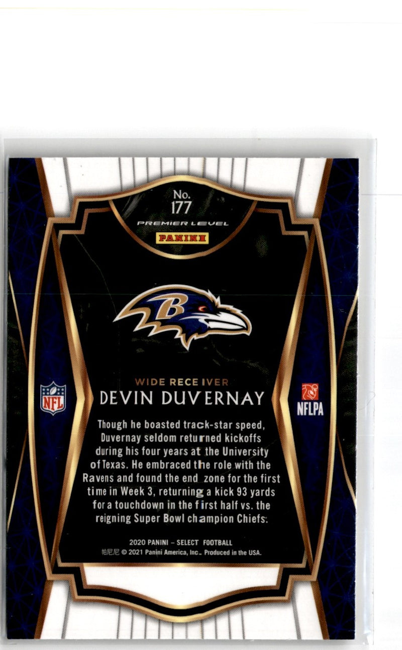 2020 Panini Select Devin Duvernay