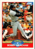 1989 Score Bobby Meacham #509