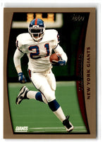 1997 Playoff Contenders Rookie Wave Pennants Felt Tiki Barber #4