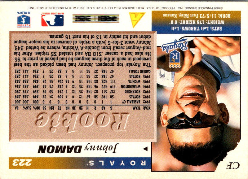 1996 Score Johnny Damon