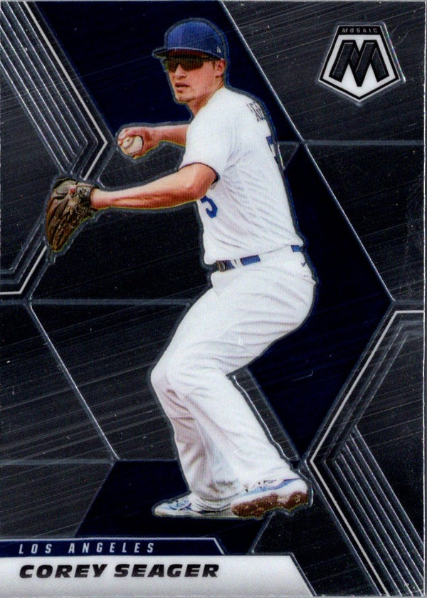 2021 Panini Mosaic Blue Corey Seager #198