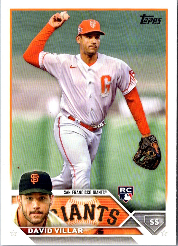 2023 Topps David Villar #277 Rookie