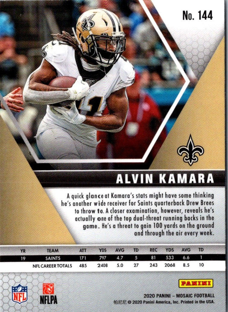 2020 Panini Mosaic Alvin Kamara