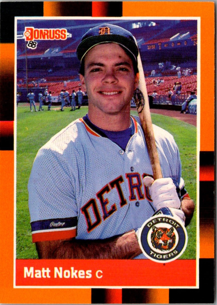 1988 Donruss Baseball's Best Matt Nokes