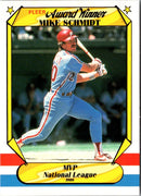 1987 Fleer Award Winners Mike Schmidt